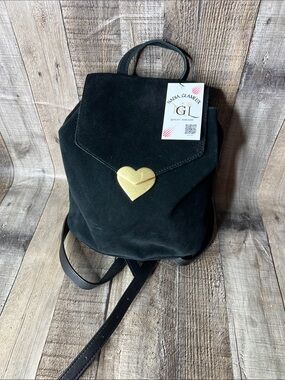 Dear Drew Suede Leather Backpack